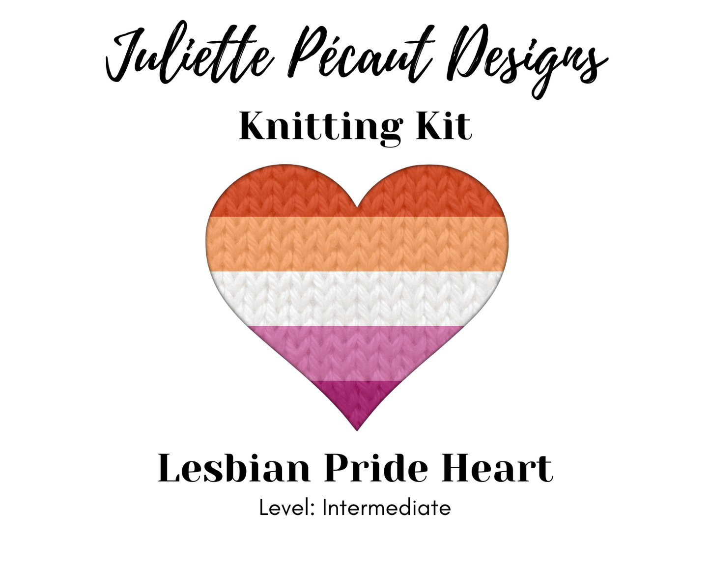 Pride Hearts knitting kits