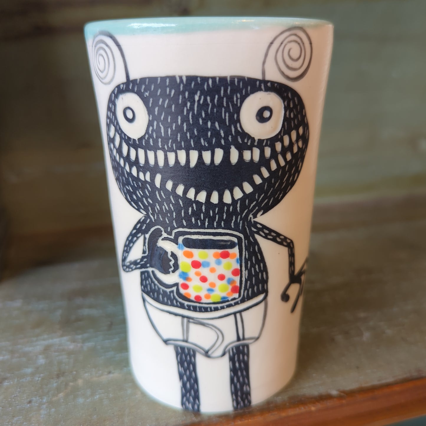 Maine monster 12 oz tumblers
