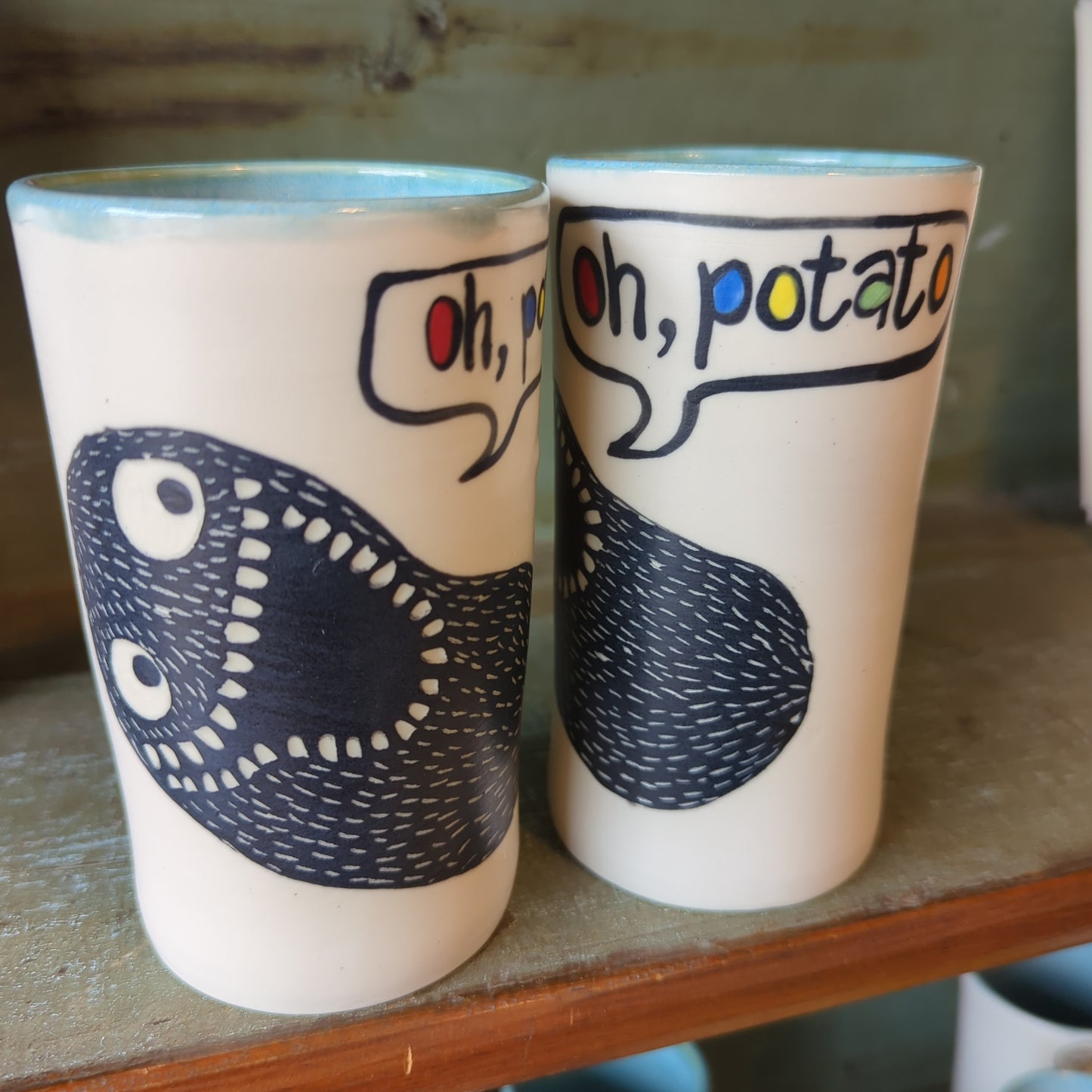 Maine monster 12 oz tumblers
