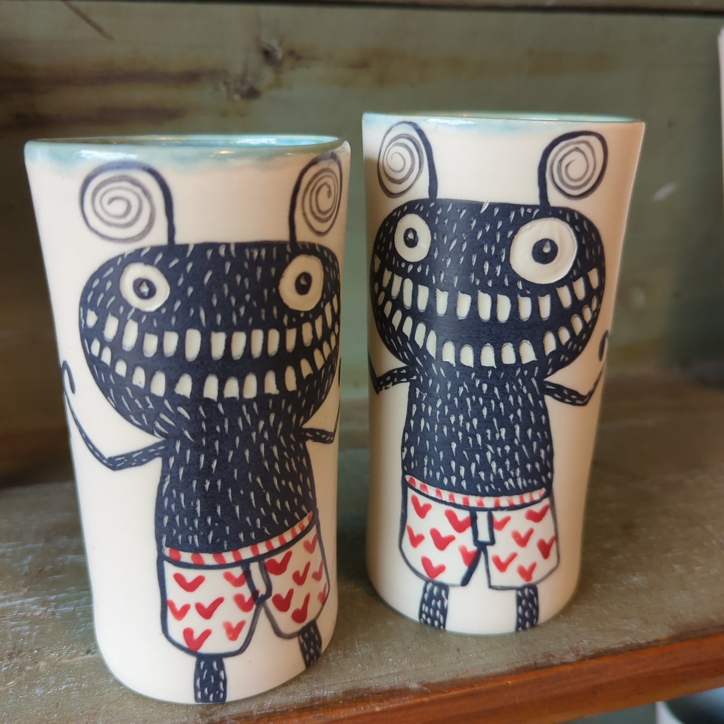 Maine monster 12 oz tumblers