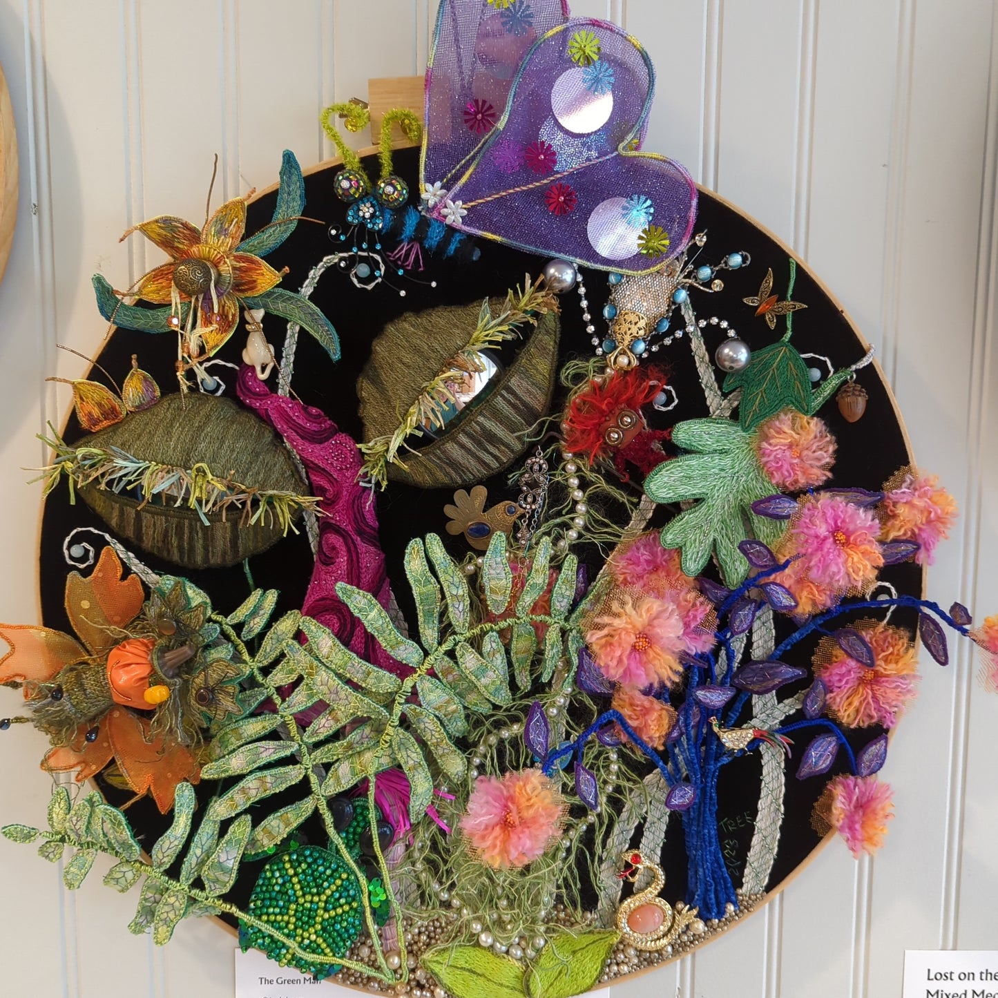 Original embroidery art