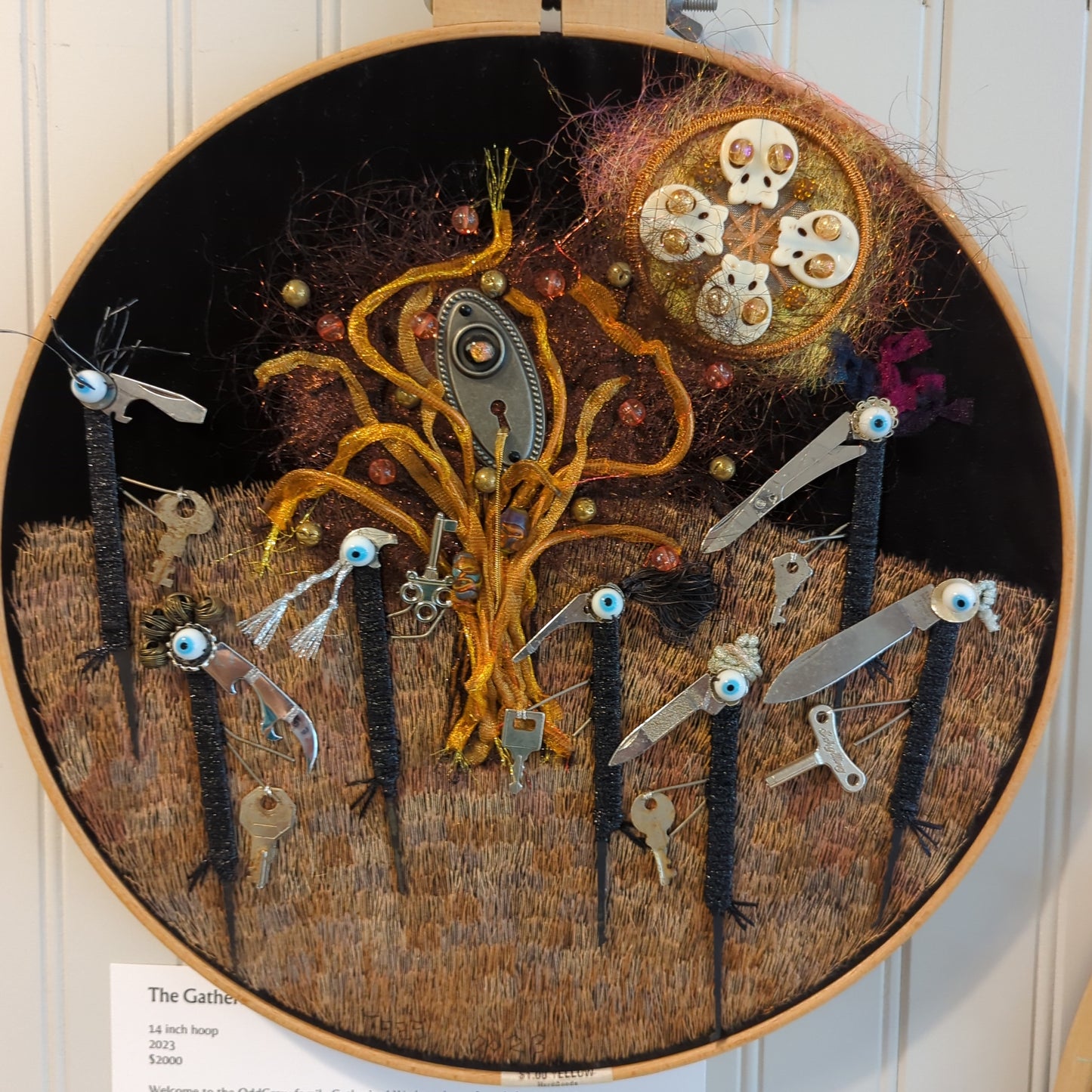 Original embroidery art