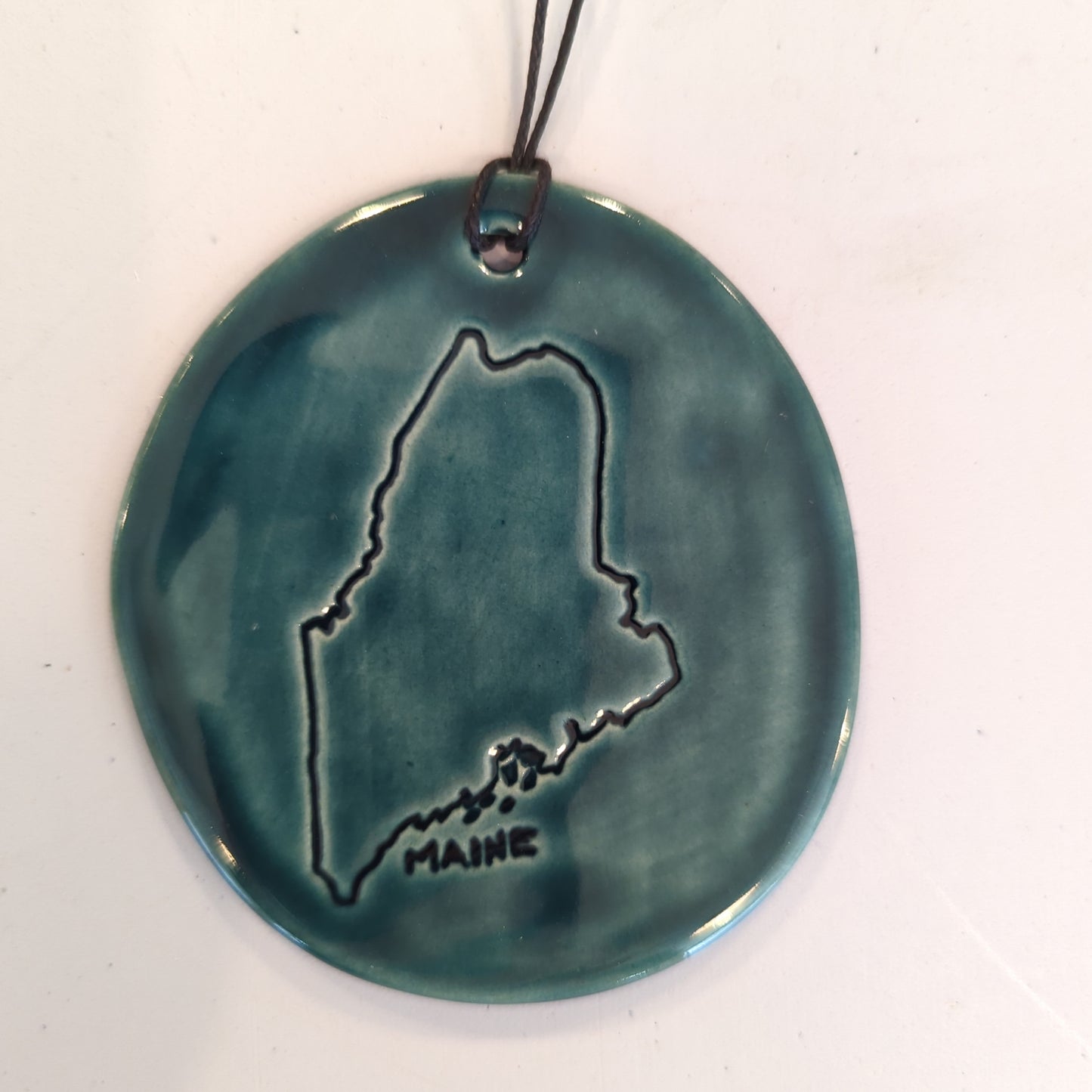 Stamped ceramic ornaments
