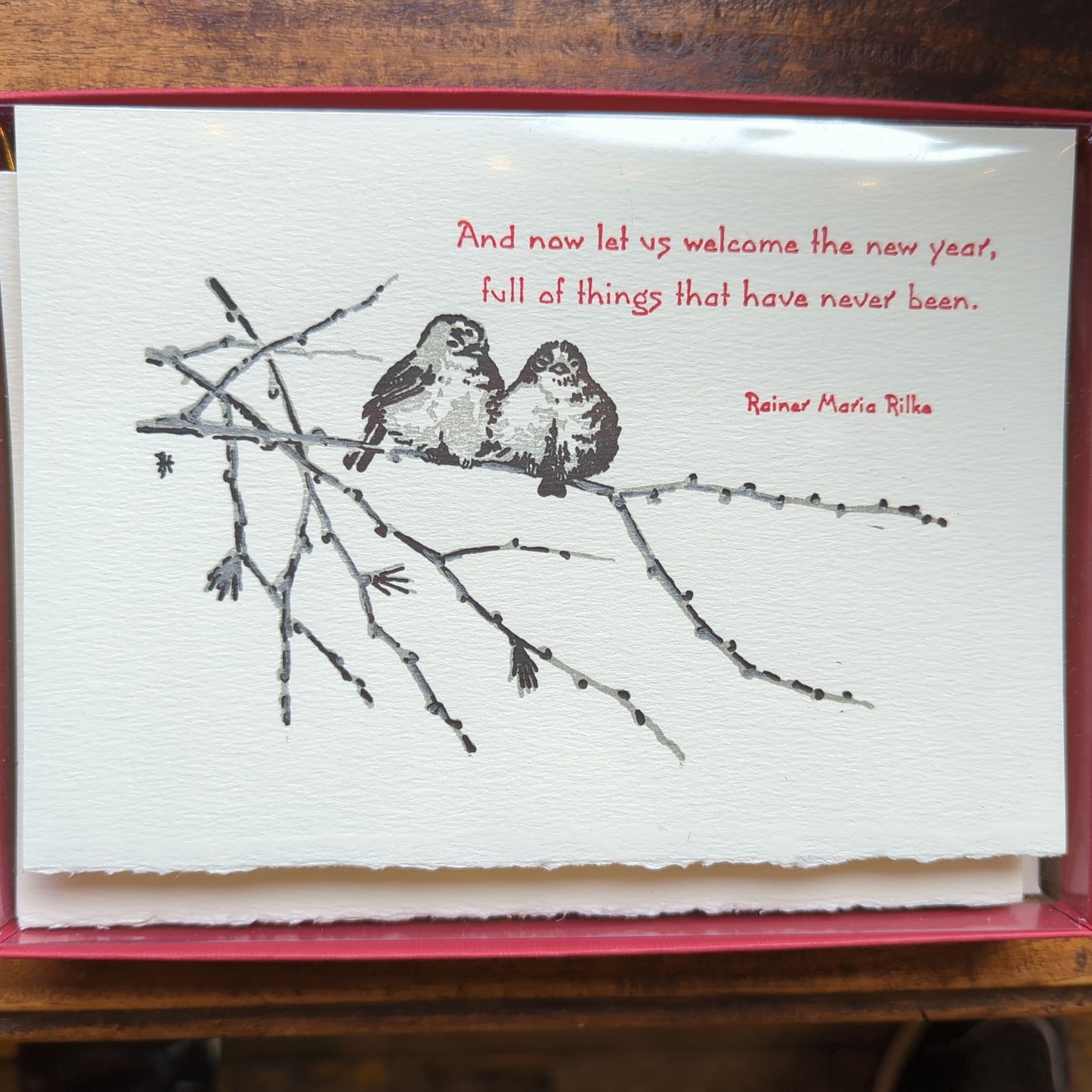 Saturn Press holiday cards