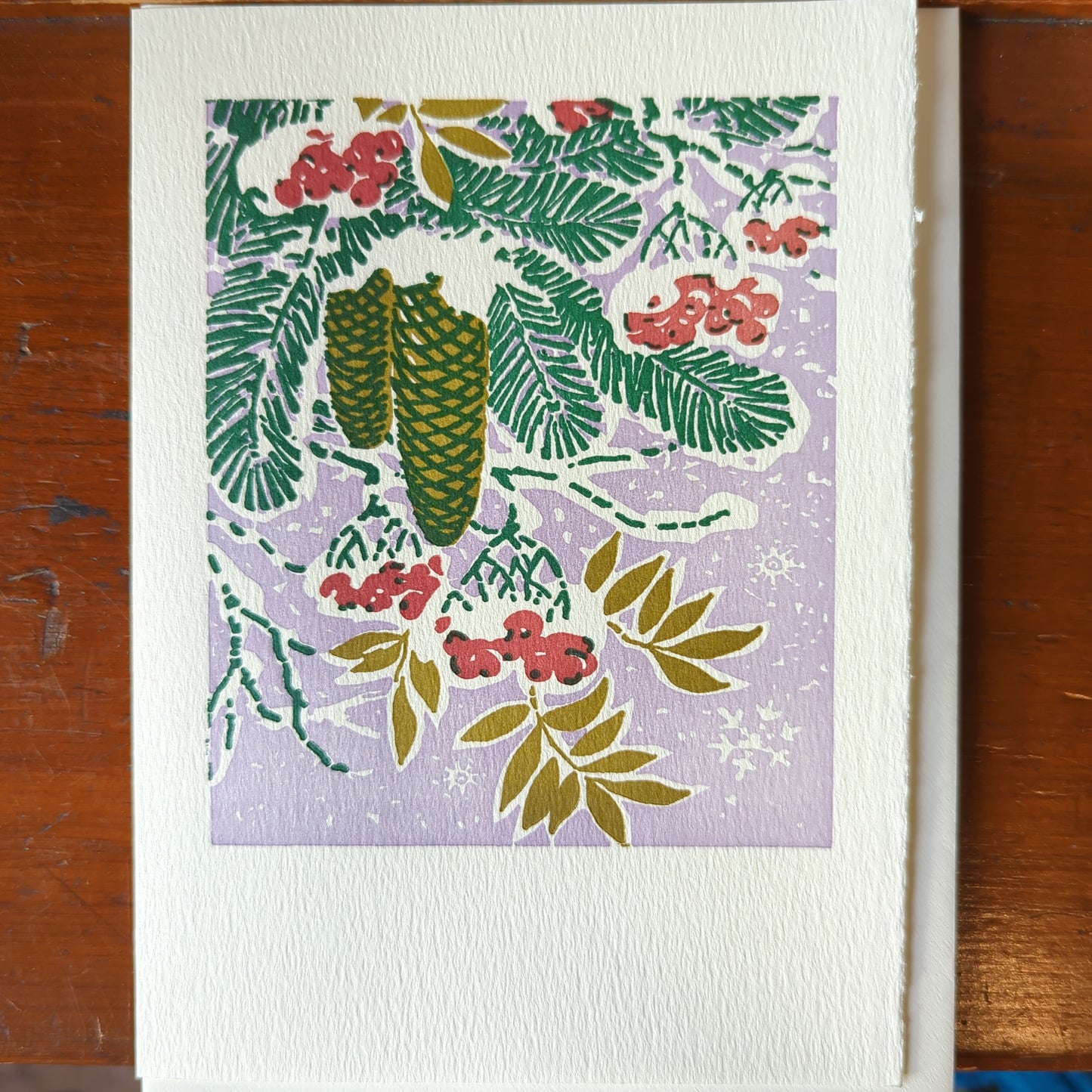 Saturn Press holiday cards
