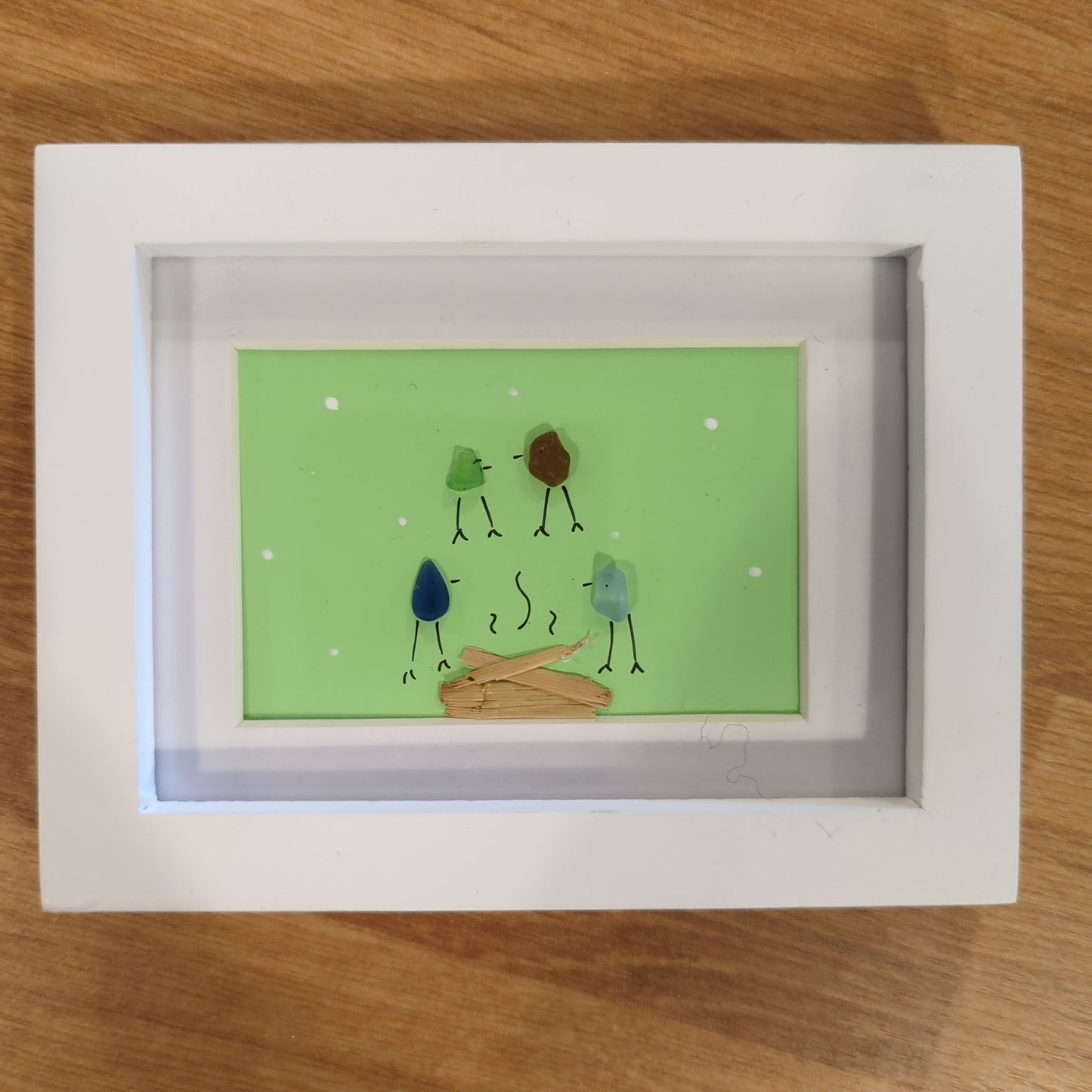 Sea glass frames