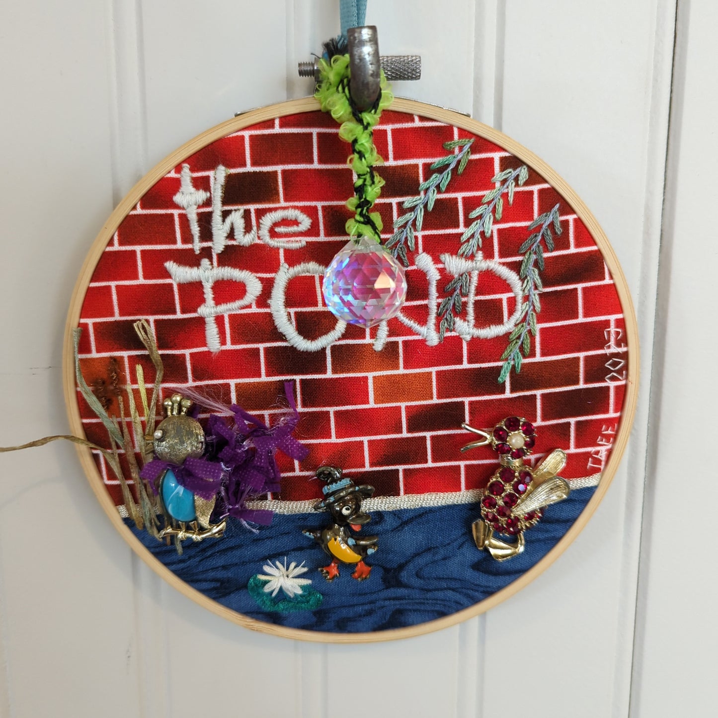 Original embroidery art