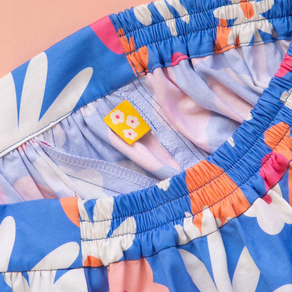 Yellow Daisy woven maker labels