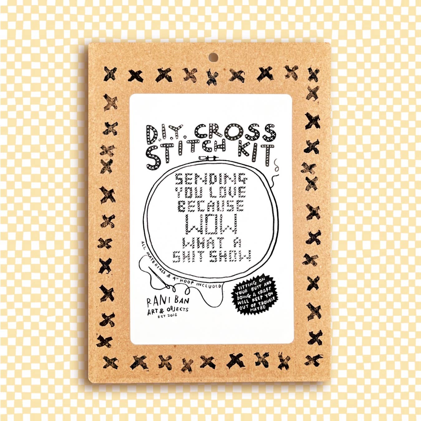 SHIT SHOW cross stitch kit