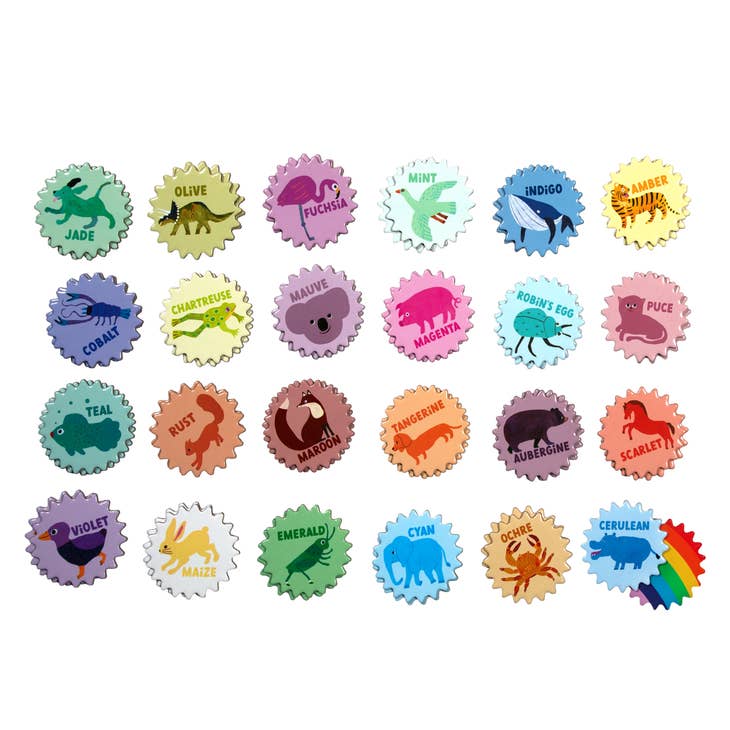 Rainbow memory and matching game