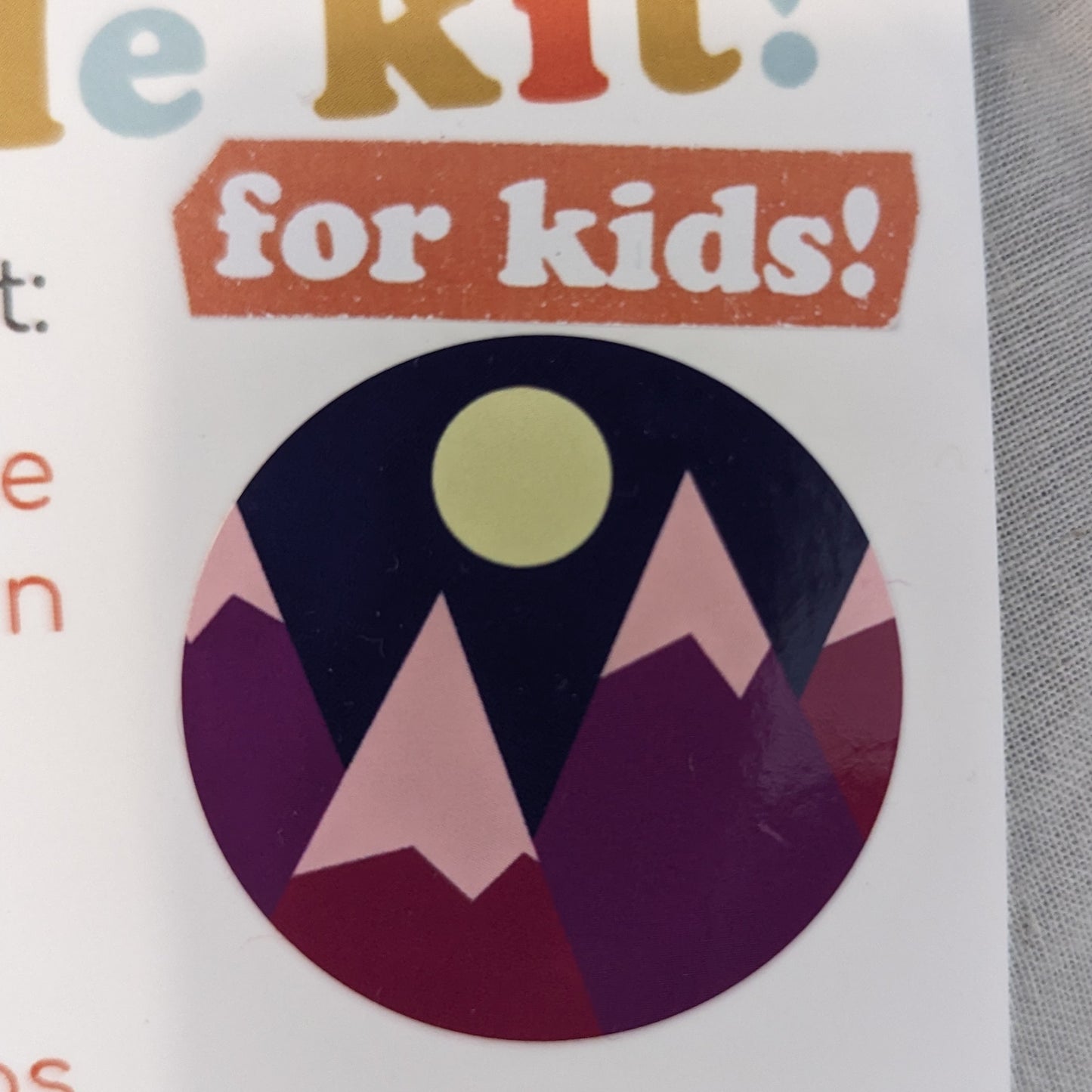 Kids' punch needle kits