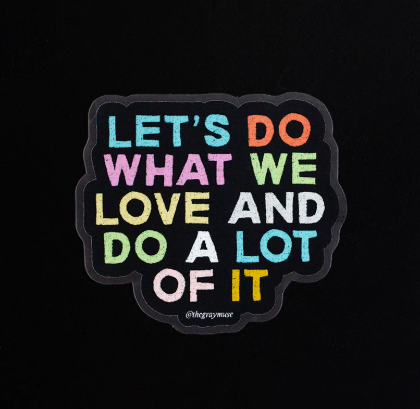 Gray Muse stickers