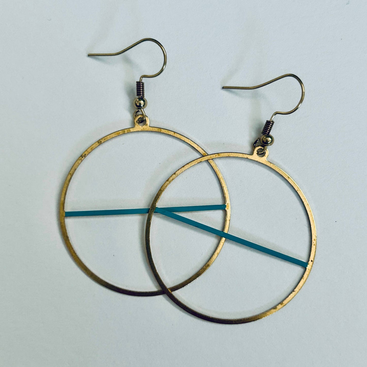 Horizon Line Jade Earrings