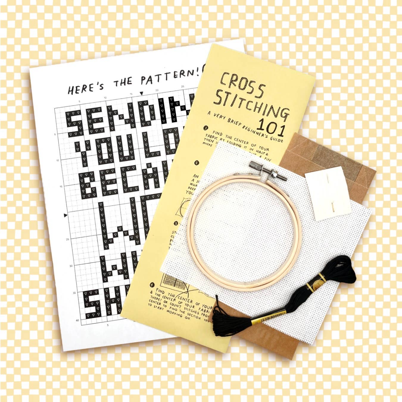 SHIT SHOW cross stitch kit