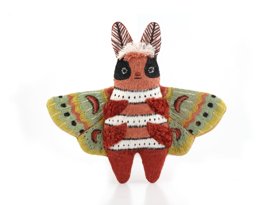 Embroidered animal doll kits