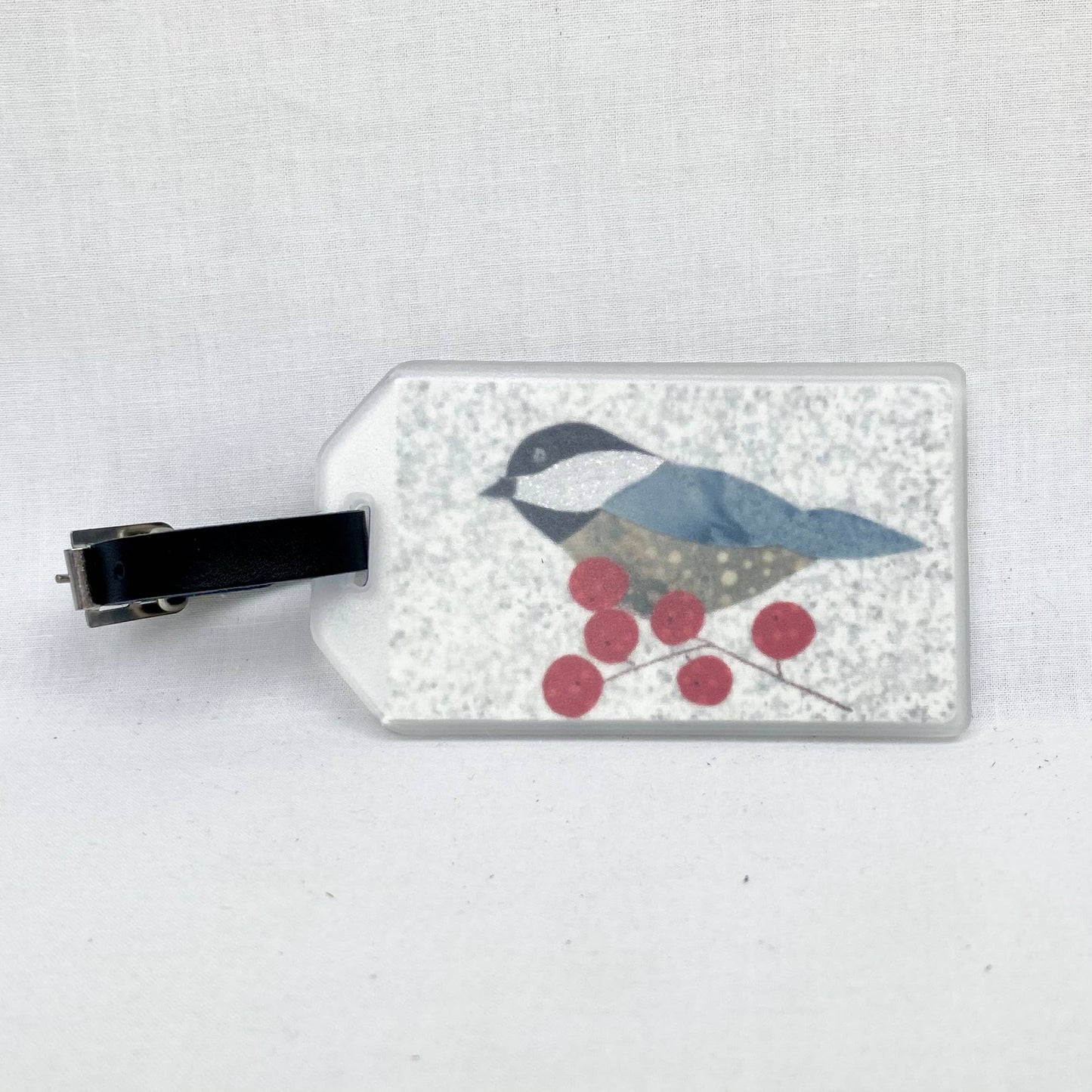 Chickadee Luggage Tag