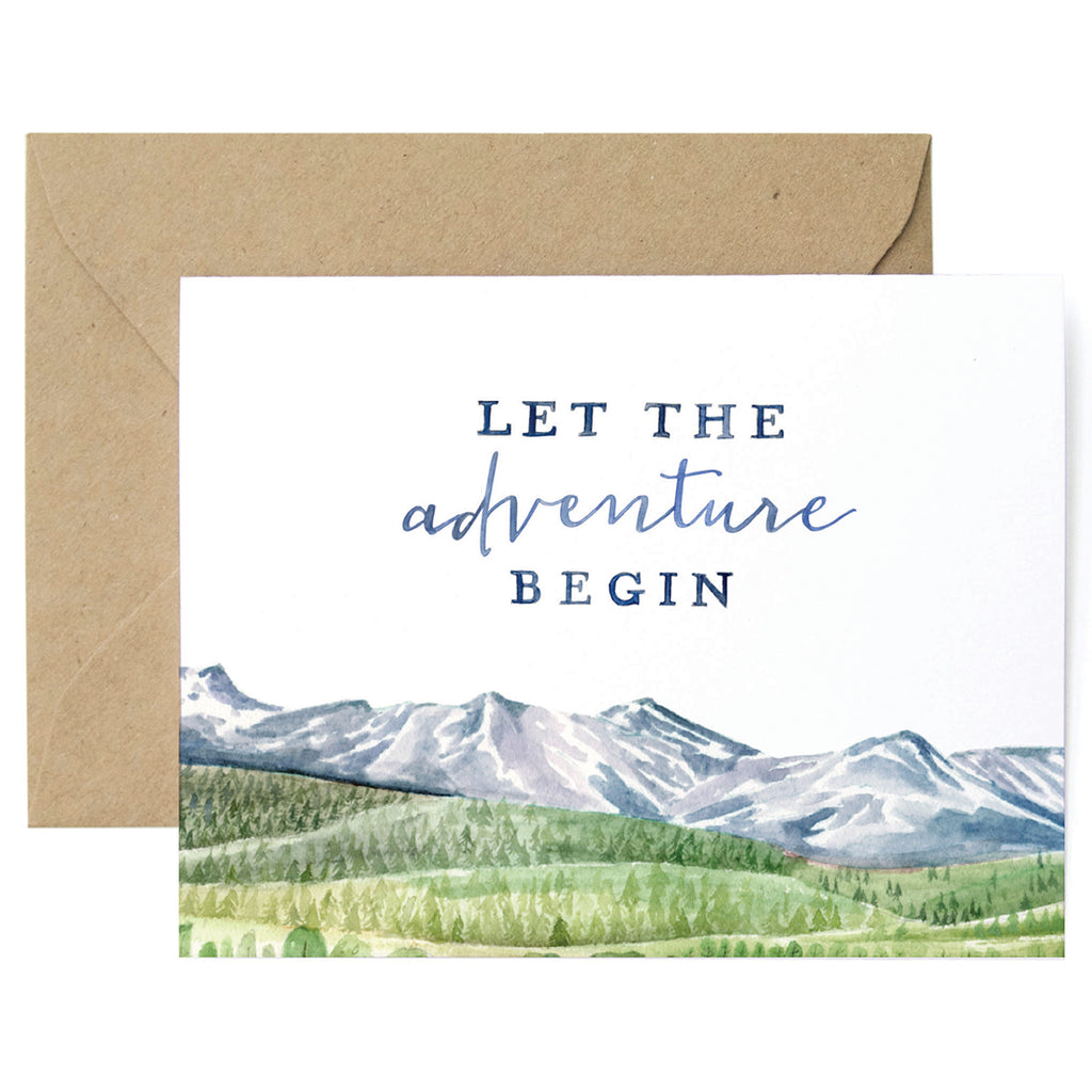 Let the Adventure Begin Card