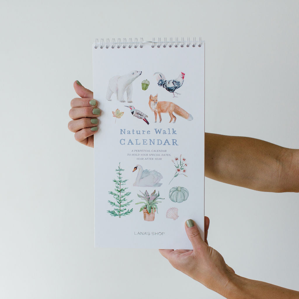 Nature Walk perpetual calendar