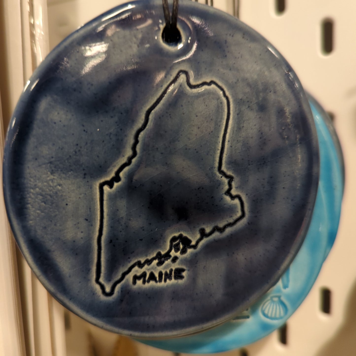 Stamped ceramic ornaments