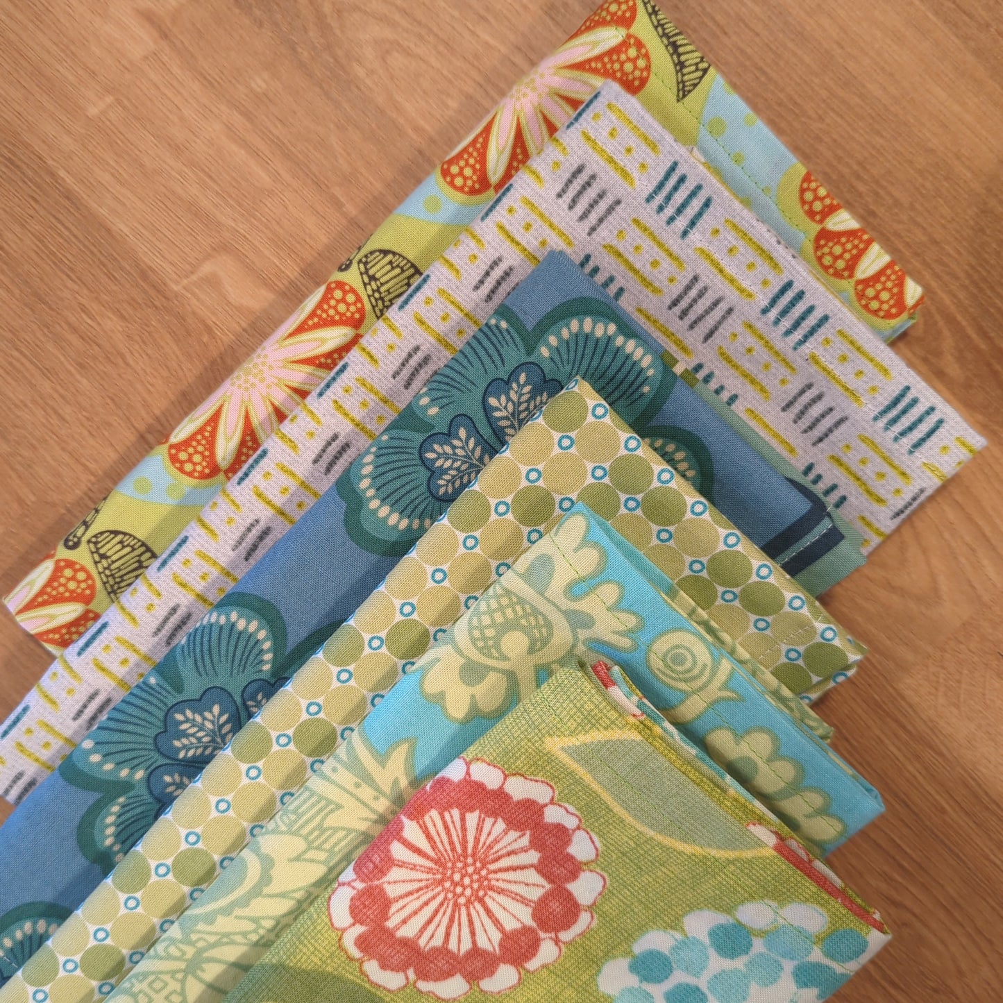 fabric remnant cloth napkins