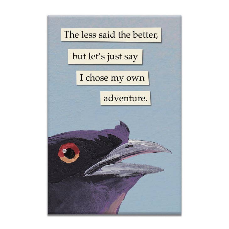 troubled bird magnets