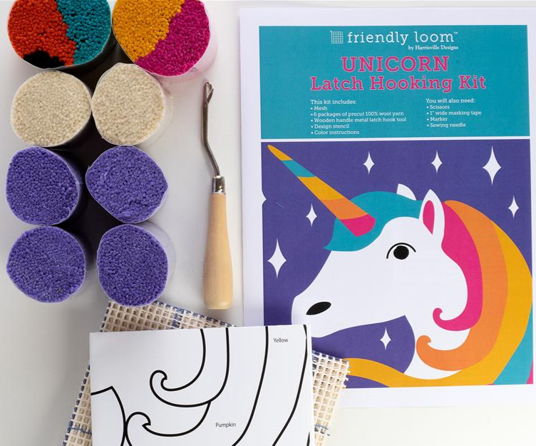 Unicorn Latch Hooking Kit
