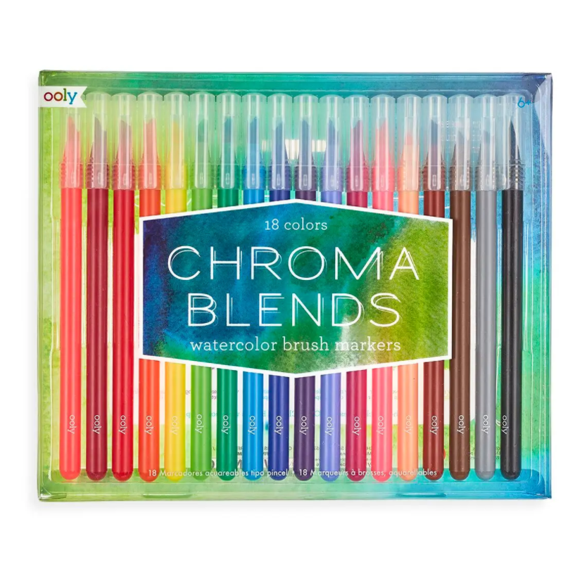 Chroma Blends Watercolor Brush Markers