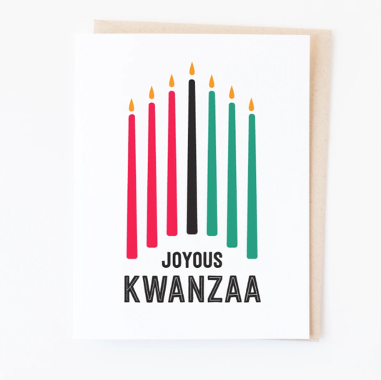 Joyous Kwanzaa holiday card