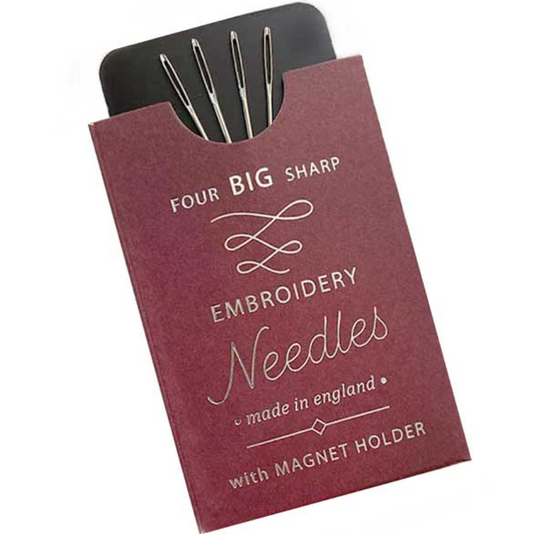 Big sharp embroidery needles (set of 4)