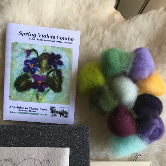 Needle Felting – A Wrinkle In Thyme Farm