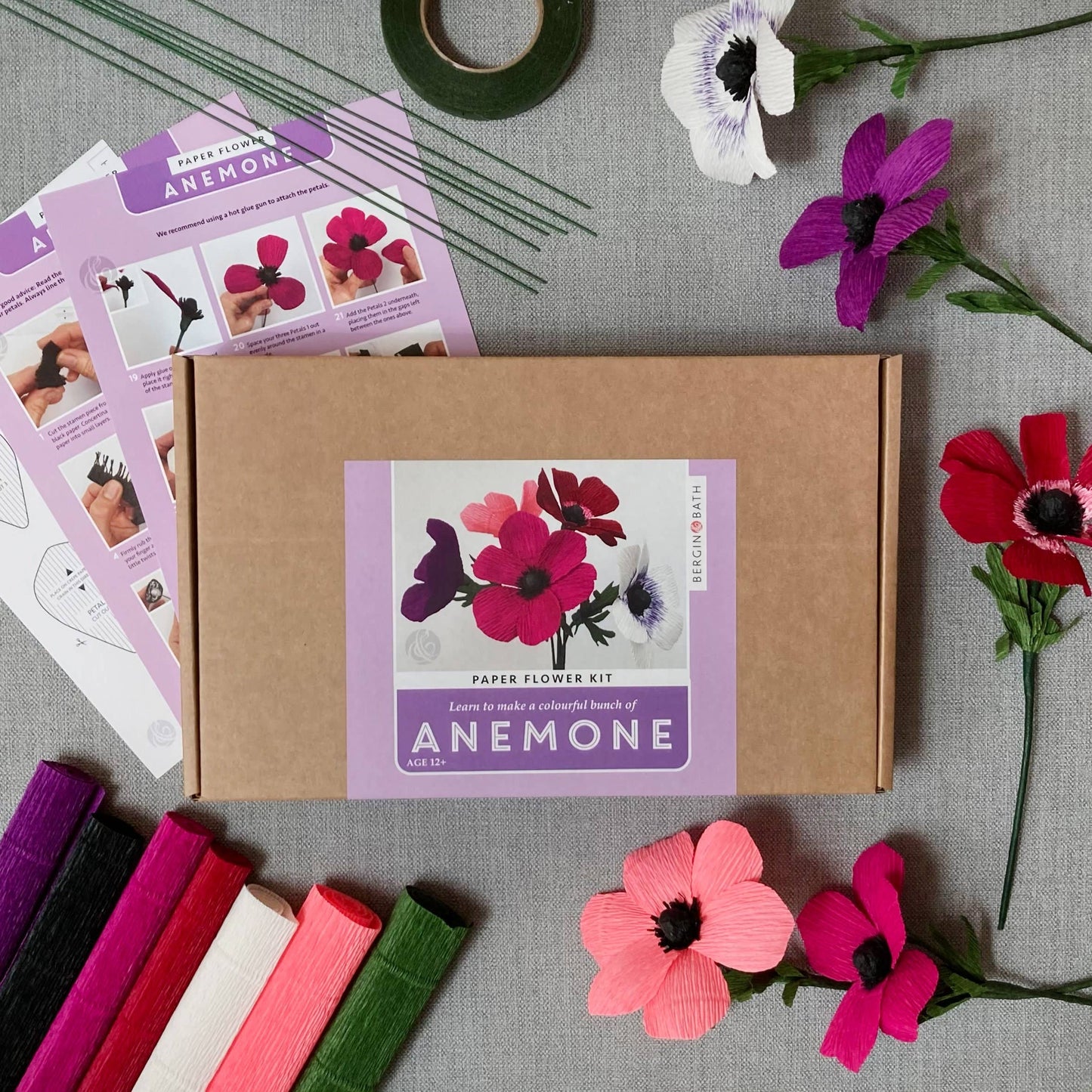 Paper Flower Kit - Anemone