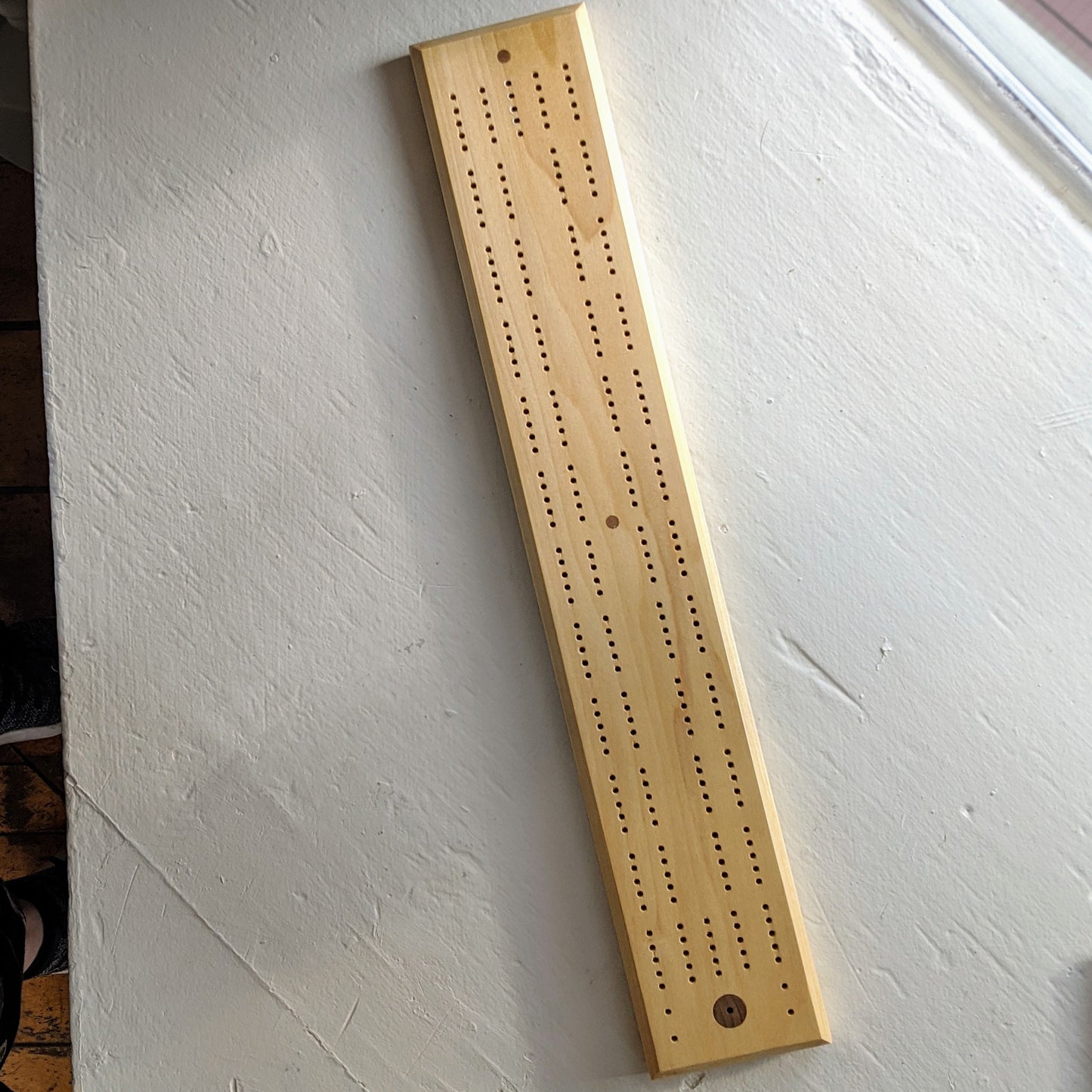 Tournament (lapped) cribbage board