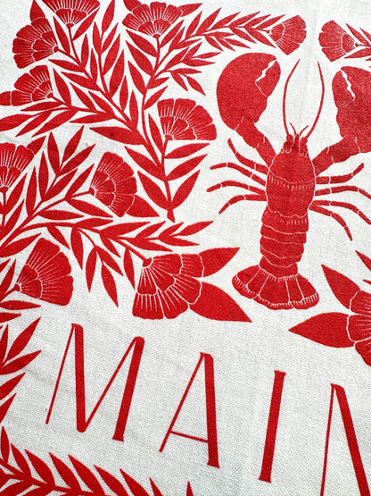 Maine Lobster Tea Towel