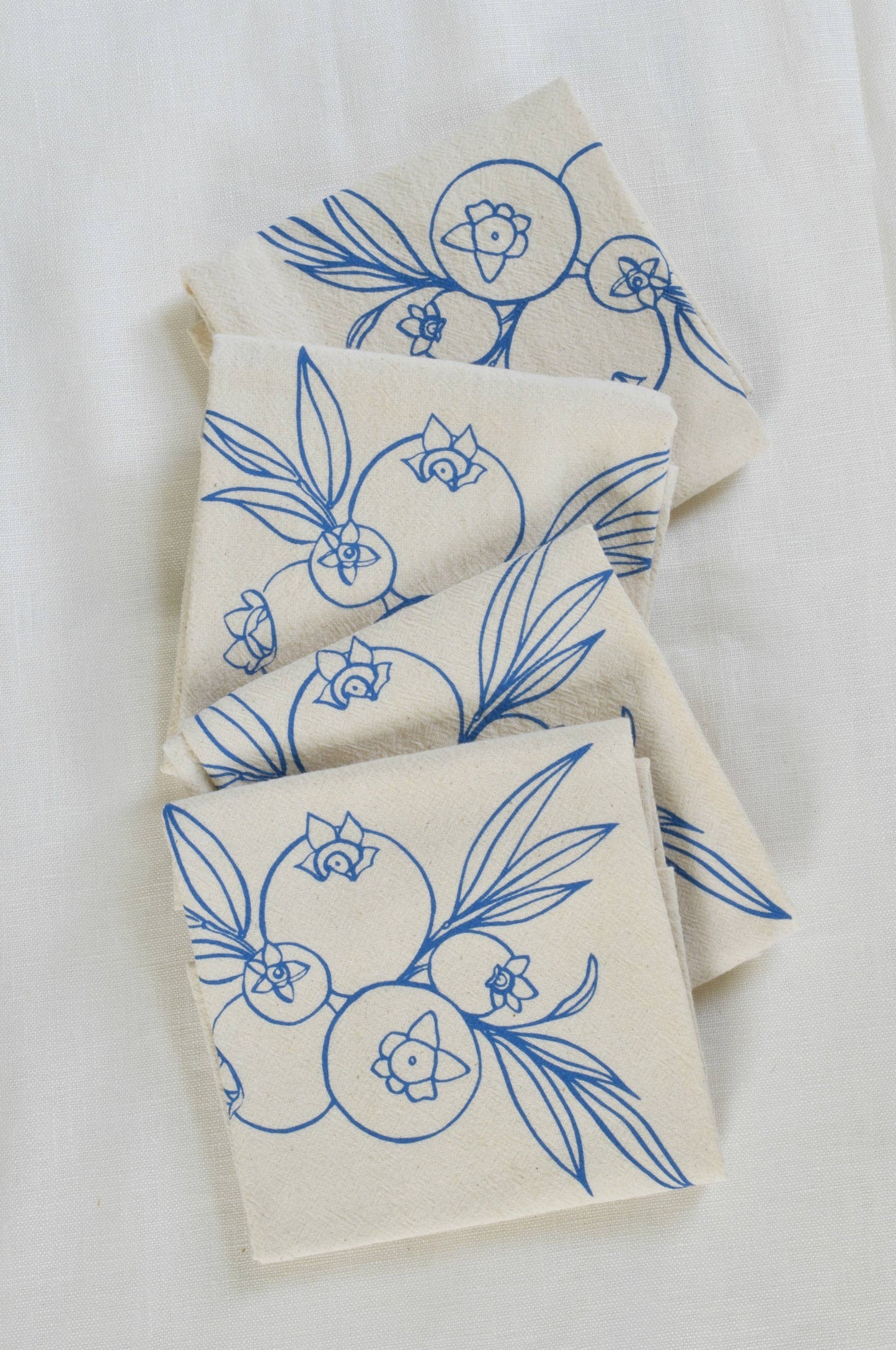 Wild Blueberry Napkins (blue-violet) set of 4