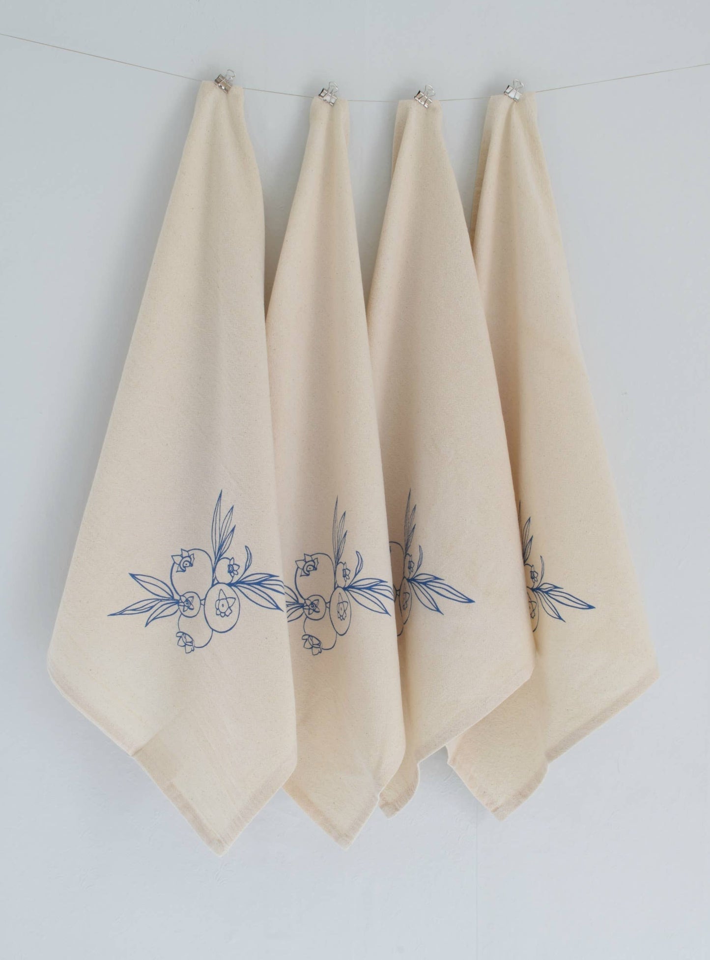 Wild Blueberry Napkins (blue-violet) set of 4