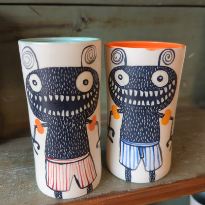 Maine monster 12 oz tumblers