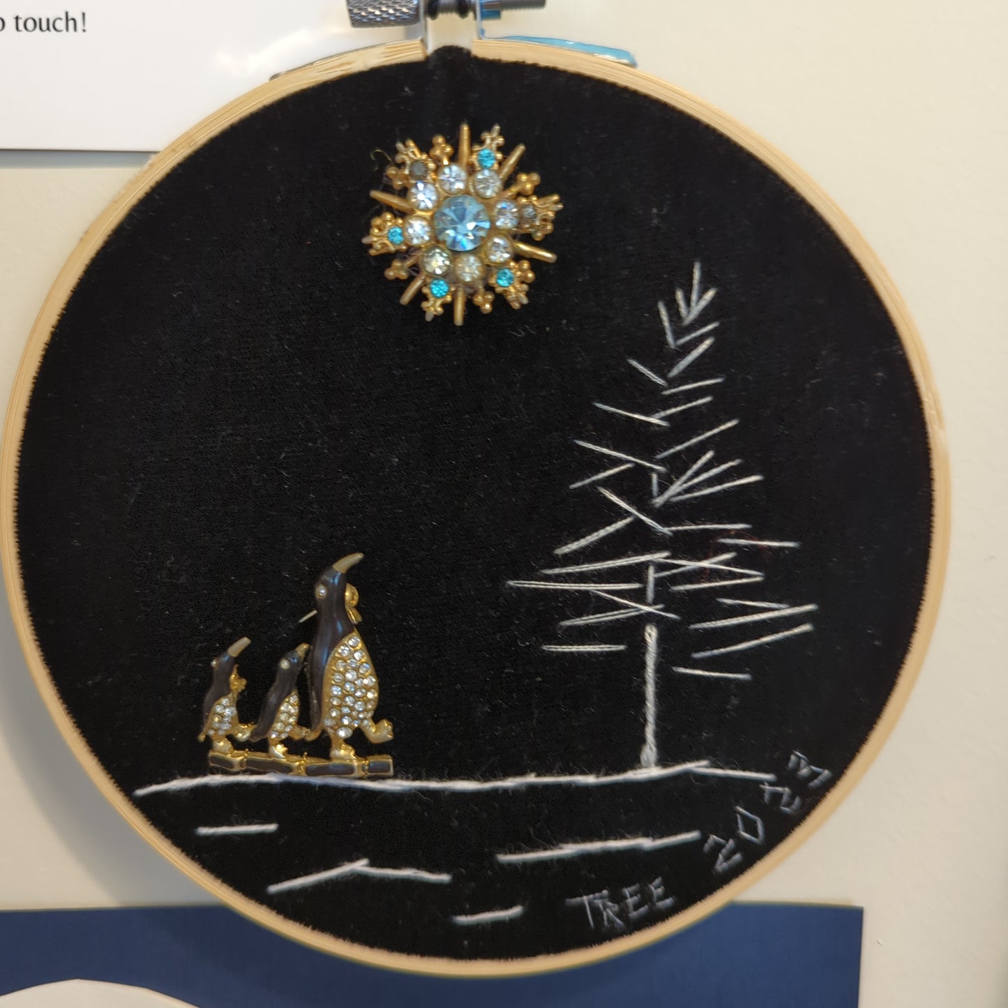 Original embroidery art