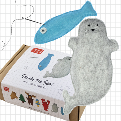 Sandy the Seal stitching kit