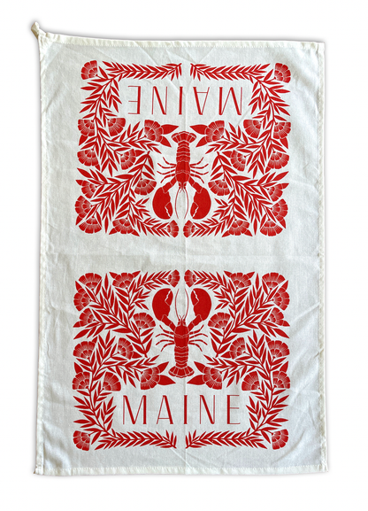 Maine Lobster Tea Towel