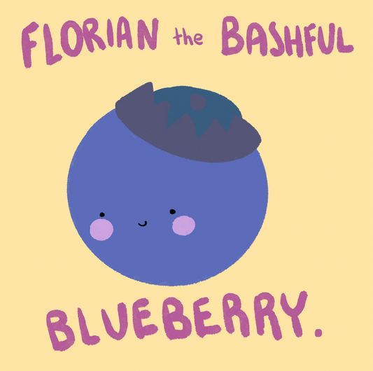 Florian the Bashful Blueberry stitchin' kit