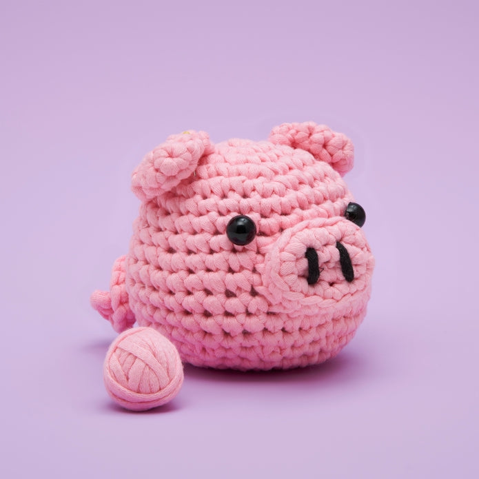 Bacon the Pig crochet kits