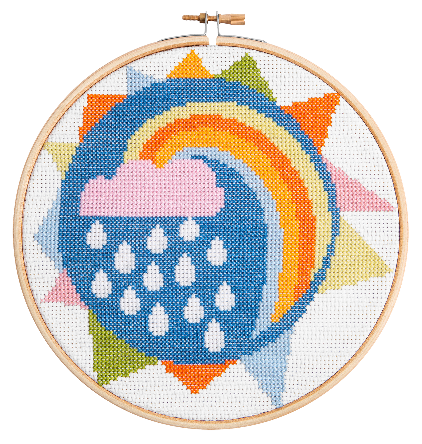 Rainbow Cross Stitch Kit for beginners