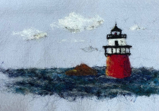 Landscape Needle Felting Kit: Lighthouse