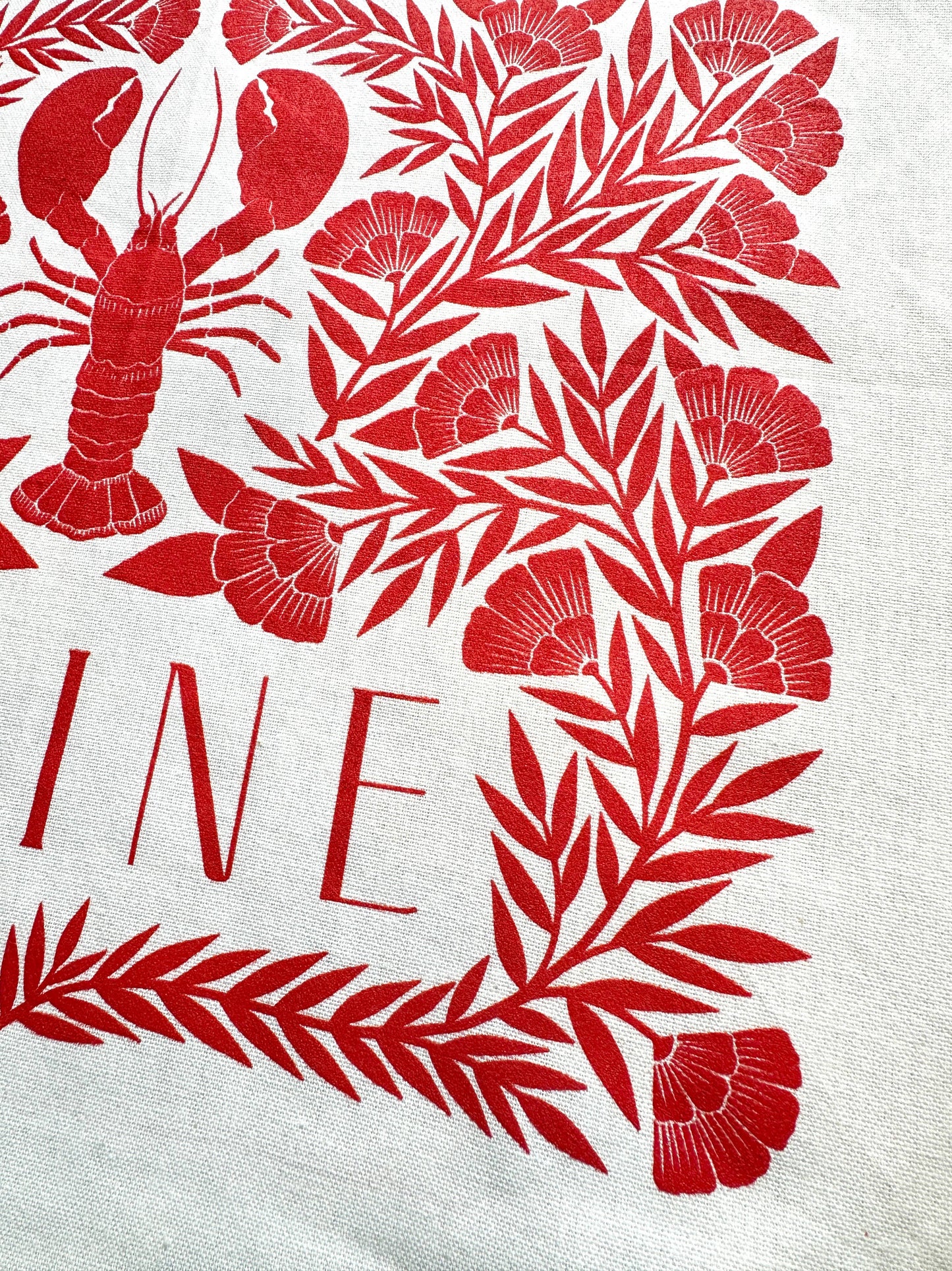 Maine Lobster Tea Towel