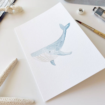 Seaside paintable notecards