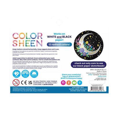 Color Sheen Metallic Marker set of 12
