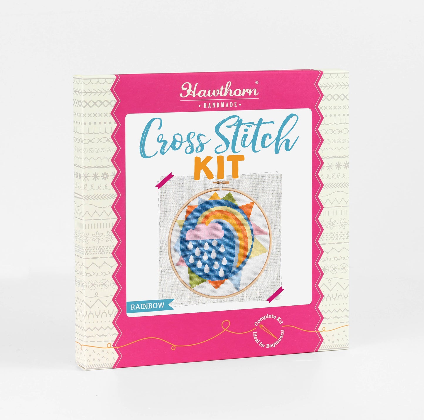 Rainbow Cross Stitch Kit for beginners