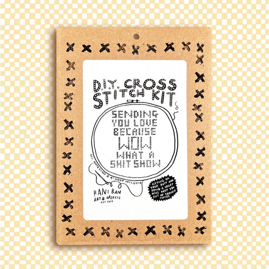 SHIT SHOW cross stitch kit