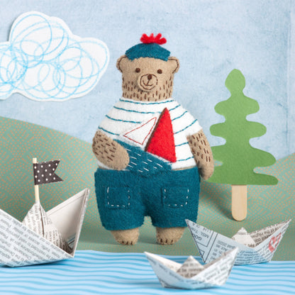 Marcel the Sailor Bear Felt Craft Mini Kit