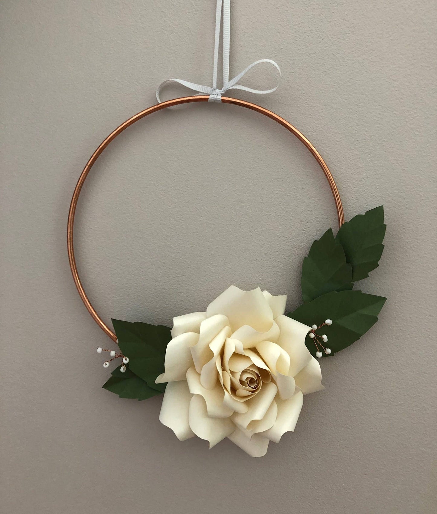 Paper Flower Kit - Rose Wreath